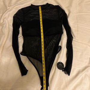 Black Mesh Bandeau Bramisuit